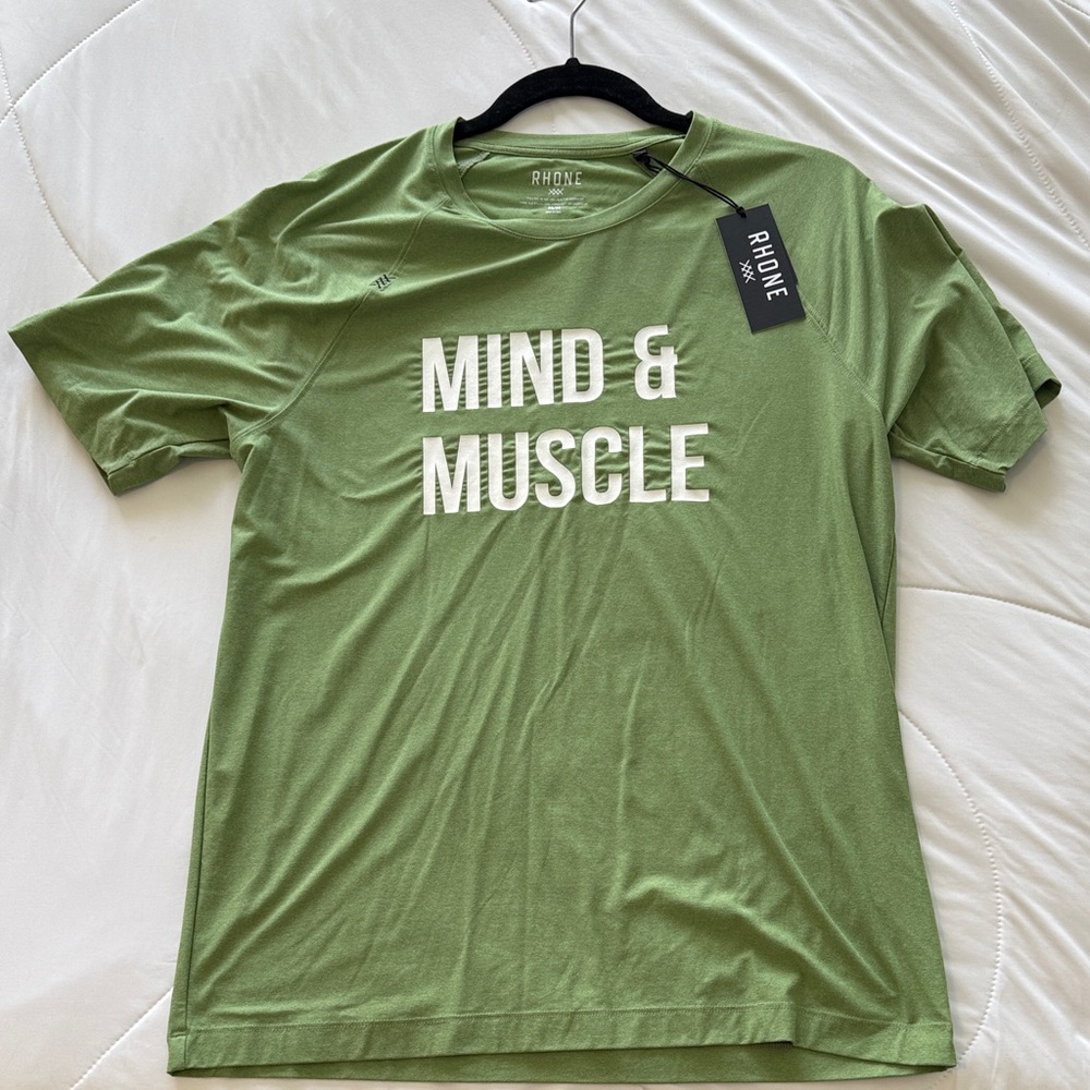 Rhone Men's Olive Short Sleeve Tee